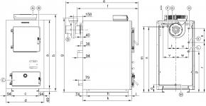 Do-it-yourself stove with water heating boiler, instructions