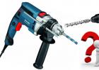 What to choose an impact drill or hammer drill?