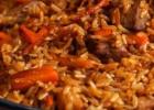 Ehtne Usbeki pilaf kanaga - samm-sammult toiduvalmistamise retsept