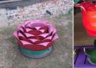 Crafts from tires for the playground