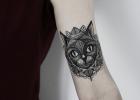 Tattoo Cat: Meaning for girls and men