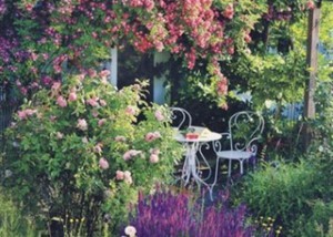 Flowerbed of continuous flowering