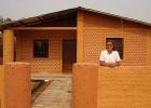 House made of plastic bottles House made of glass bottles with your own hands