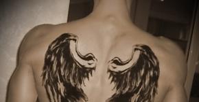 Angel Tattoo - Meaning and Sketches for Girls and Men