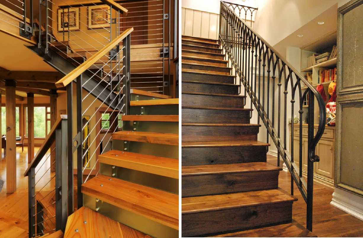 Outdoor and indoor stair railing for home and garden