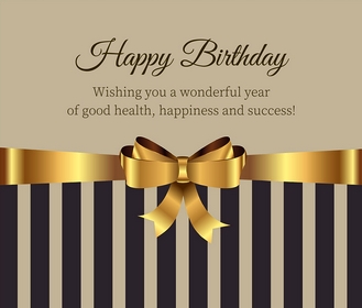 Happy Birthday greetings in English