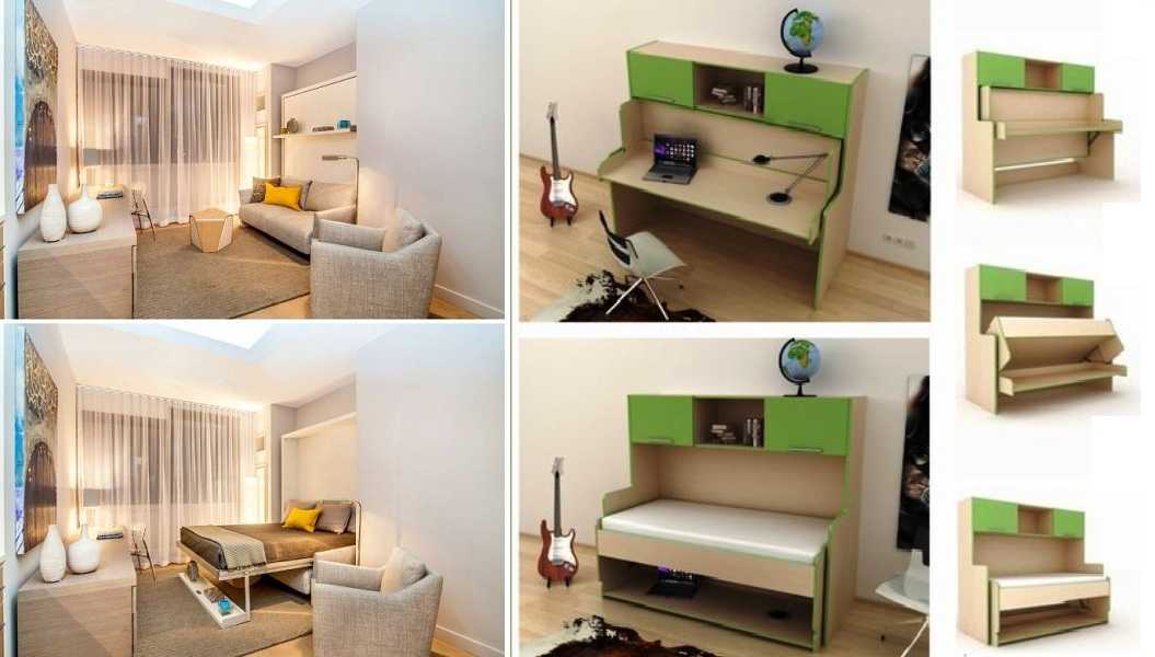 Furniture transformer - modern design options for a small apartment (111 photo ideas)